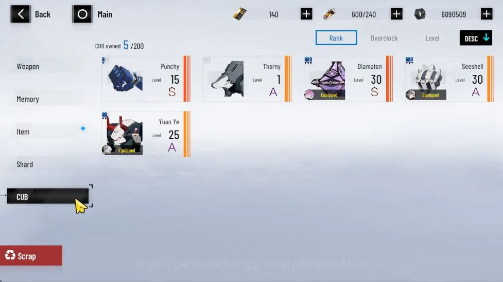 Punishing: Gray Raven Accounts ASIA| Ismhael PH+Sign, Lucia CW+Coat(Tsubaki)+Sign image 2