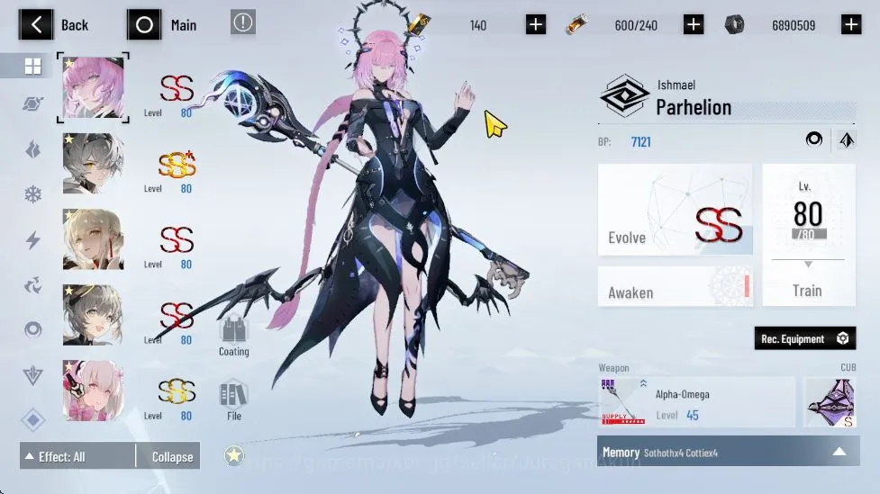 Punishing: Gray Raven Accounts ASIA| Ismhael PH+Sign, Lucia CW+Coat(Tsubaki)+Sign image 6