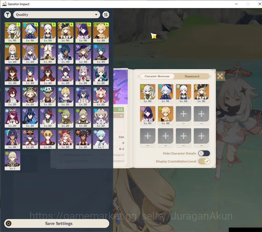 Genshin Impact Mid Game ASIA|AR 53| 5 Limited+3 [5 Star Weapon]|(Furina,Na image 1