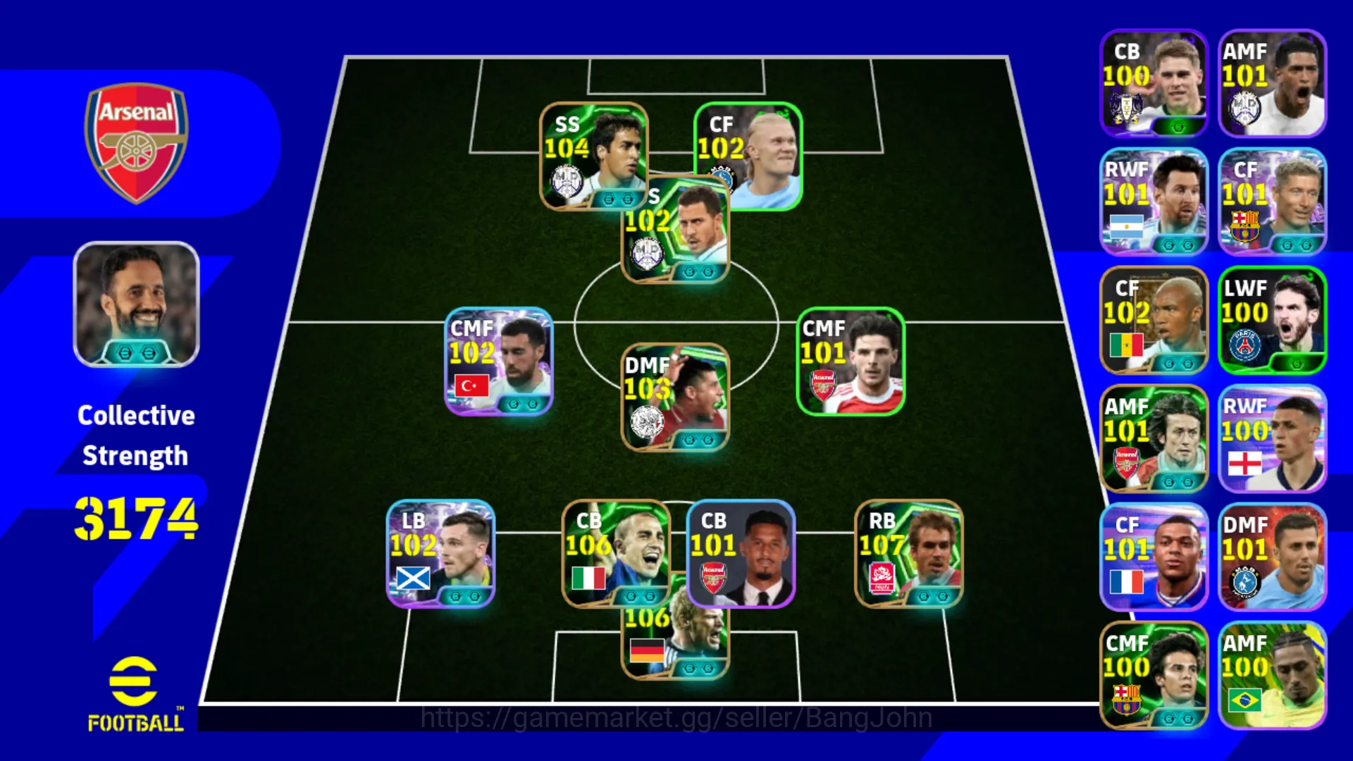 EFB208B Power 3174 | Lahm Epic | Fabio Epic | Kahn Epic | Raul Epic | Rijkaard Epic | Robertson Show Time | eFootball Others EFB208B Power 3174 | Lahm Epic | Fabio Epic | Ka image 1