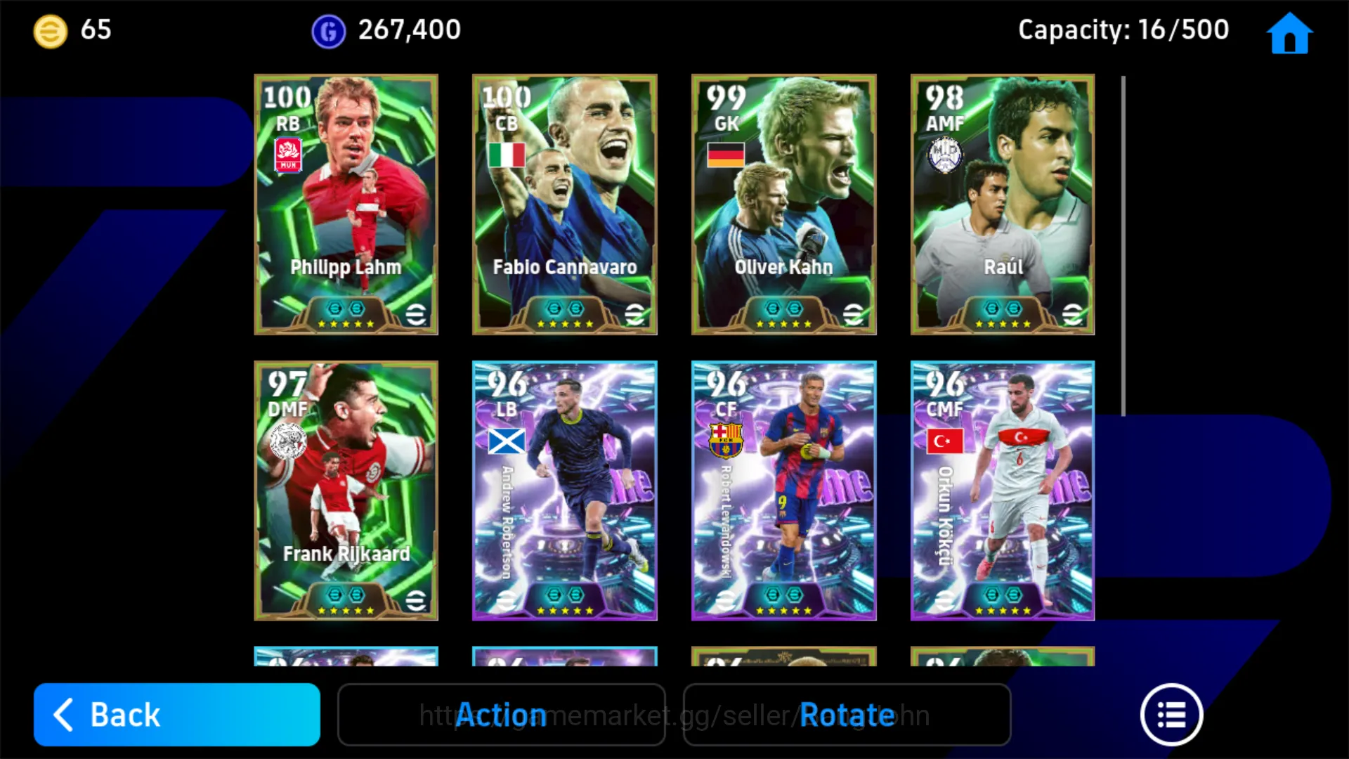 eFootball Accounts Others EFB208B		 Power 3174 | Lahm Epic | Fabio Epic | Kahn Epic | Raul Epic | Rijkaard Epic | Robertson 2