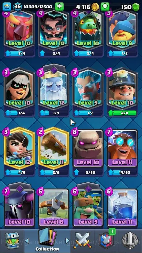 Clash Royale Accounts Lvl 36|Trophy 8131|KTL 12|Limited Skin Emote|Card image 4