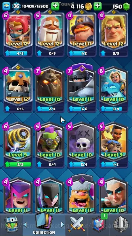 Clash Royale Accounts Lvl 36|Trophy 8131|KTL 12|Limited Skin Emote|Card image 5