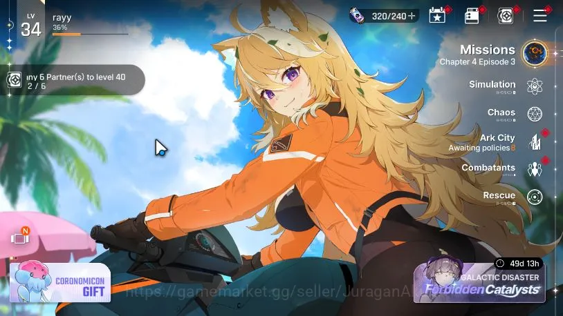 Chaos Zero Nightmare Accounts GLOBAL|Lv34|6 SSR(Luke M1,Haru,Magna,Yuki,Veronica image 1