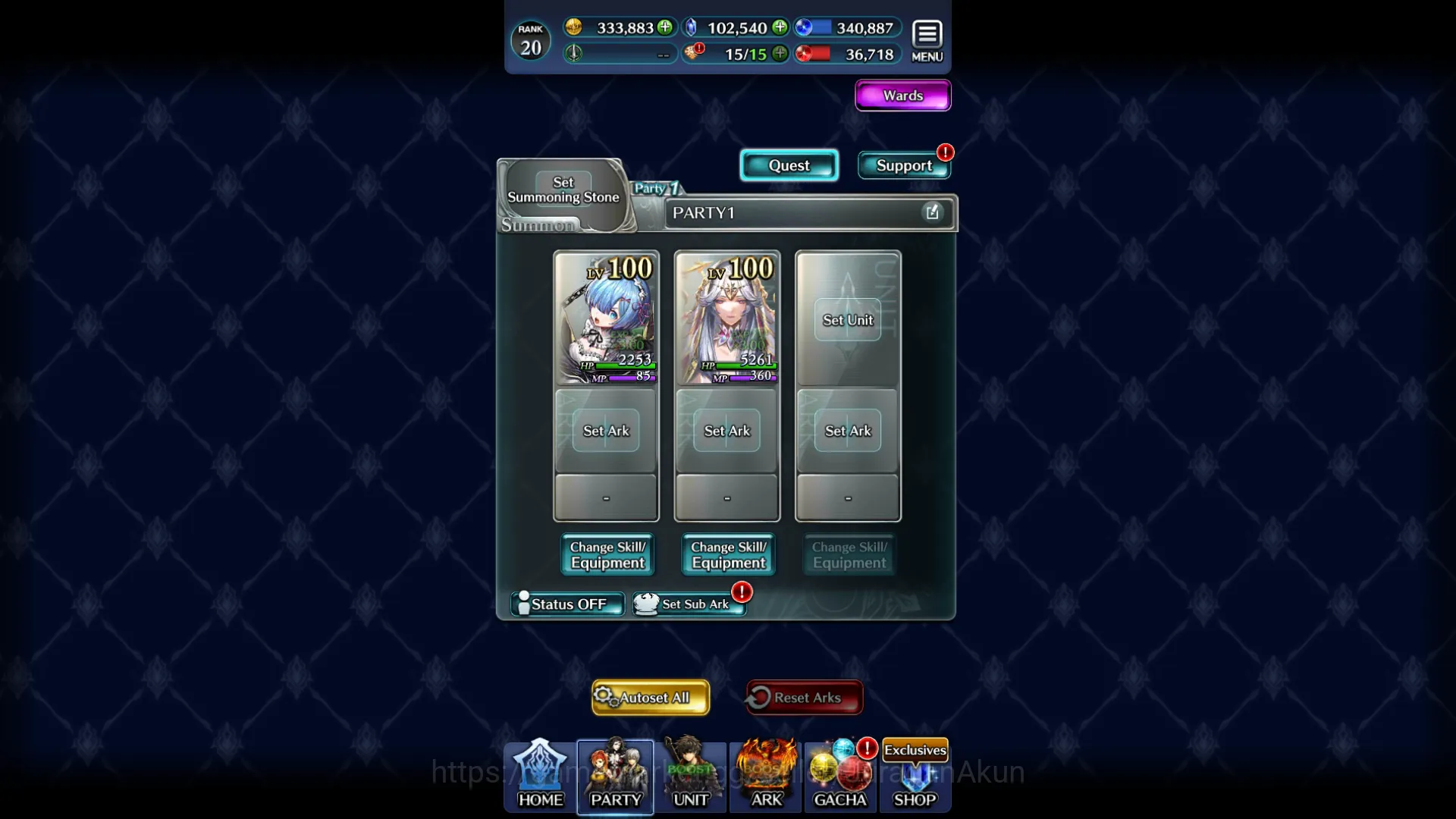 Last Cloudia Accounts Mid‑Game Global|Rank 20| 100k Crystal + Collab Re:Zero + Liliha + Sages + Other Units|Many 5