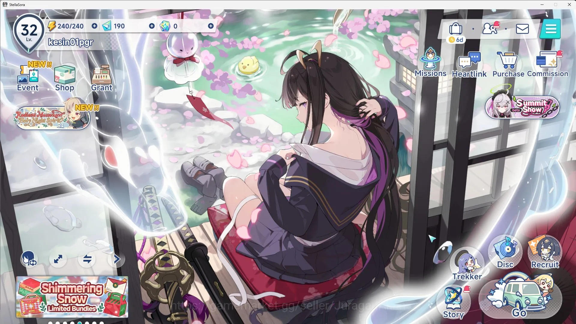 Stella Sora Accounts GLOBAL|9 SSR 4 Limit (Chitose,Snow Laru,Fuyuka,Shia T1,Freesia T2,Nazuna T3)11 SSR Disc|Yostar(SSR907)