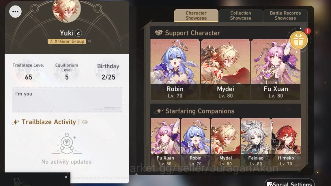 Honkai Star Rail Mid Game ASIA|TL 65|6 Limited|[Feixiao,Robin,Maydei,FireFly image 1