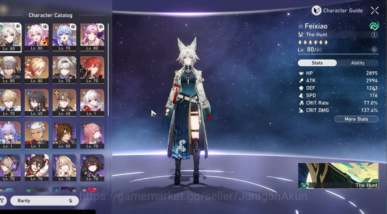 Honkai Star Rail Accounts Mid Game ASIA|TL 65|6 Limited|[Feixiao,Robin,Maydei,FireFly,Ruan Mei,Archer]|MC 2