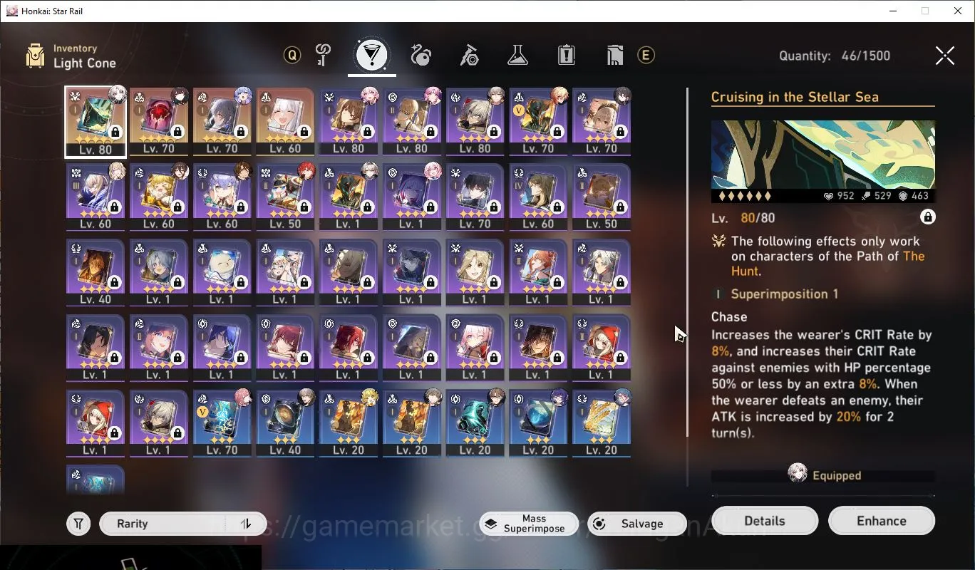 Honkai Star Rail Accounts Mid Game ASIA|TL 65|6 Limited|[Feixiao,Robin,Maydei,FireFly,Ruan Mei,Archer]|MC 3