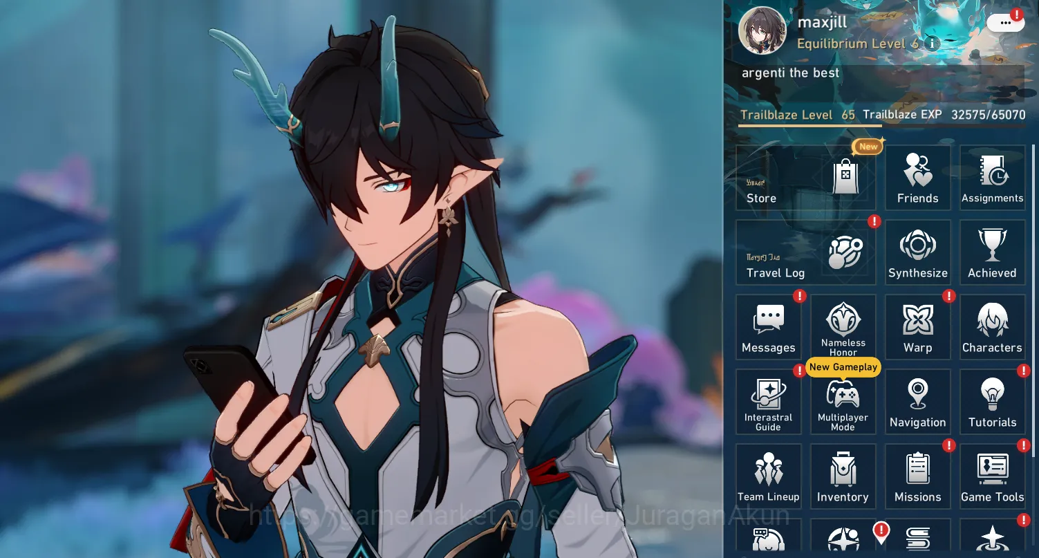 Honkai Star Rail Mid Game Asia [TL65] 6 Limited (Robin, Argenti, Ruan Mei, L image 1
