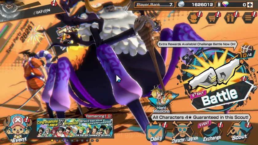 One Piece Bounty Rush Accounts Global|2 META EX|Five Elders Jaygarcia Saturn,Daim image 1