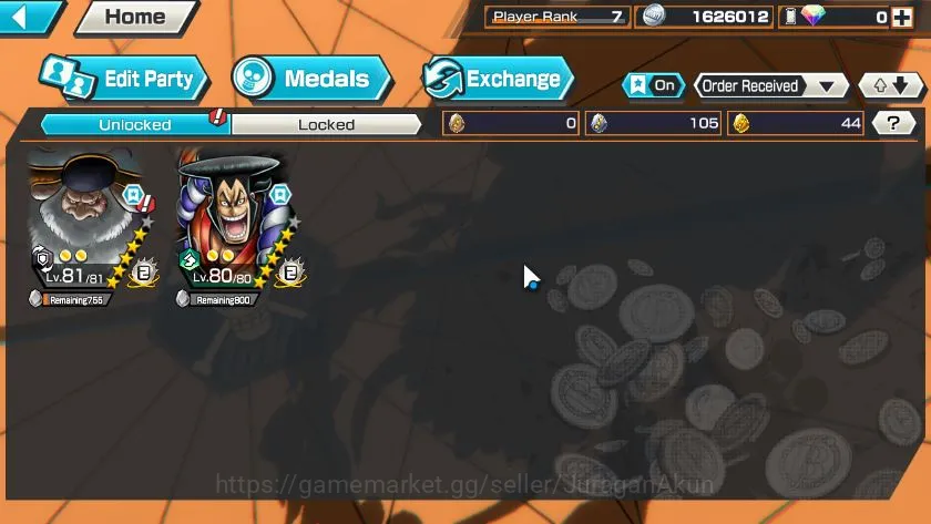One Piece Bounty Rush Accounts Global|2 META EX|Five Elders Jaygarcia Saturn,Daim image 3