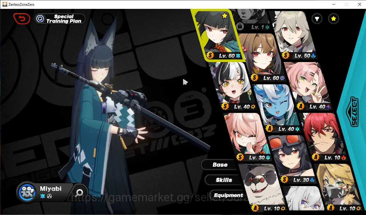 Zenless Zone Zero Accounts End-Game ASIA|IK 51|S2 CH6|4 Limited[Zhao,Ye Shunguang,MiyabiM1+Sign,Dialyn] + 3 2