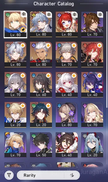 Honkai Star Rail Accounts Mid Game ASIA|TL 70|7 Limited|Phainon+Sign,Sunday+Sign,Saber+Sign,Archer+Sign,RuanMei,Seele 2