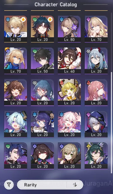 Honkai Star Rail Accounts Mid Game ASIA|TL 70|7 Limited|Phainon+Sign,Sunday+Sign,Saber+Sign,Archer+Sign,RuanMei,Seele 3