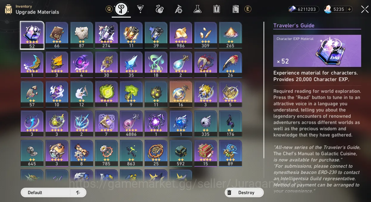 Honkai Star Rail Accounts Mid Game ASIA|TL 70|7 Limited|Phainon+Sign,Sunday+Sign,Saber+Sign,Archer+Sign,RuanMei,Seele 6