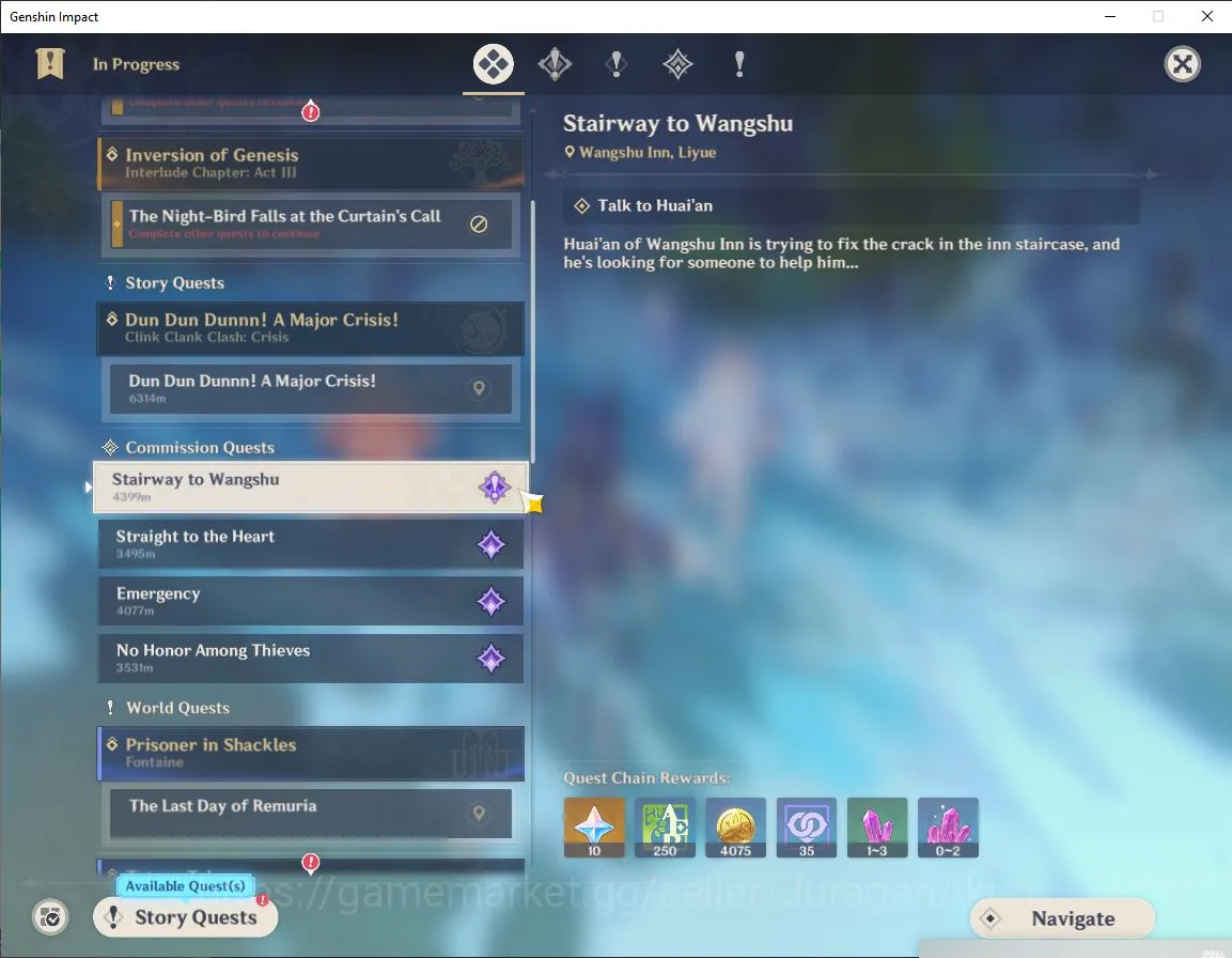 Genshin Impact Accounts Mid Game ASIA|AR55|3 Limited + 3 [5Star's Weapon|[C2 Clorinde+Sign,Alhaitham+Sign,Nahida]|MC 7