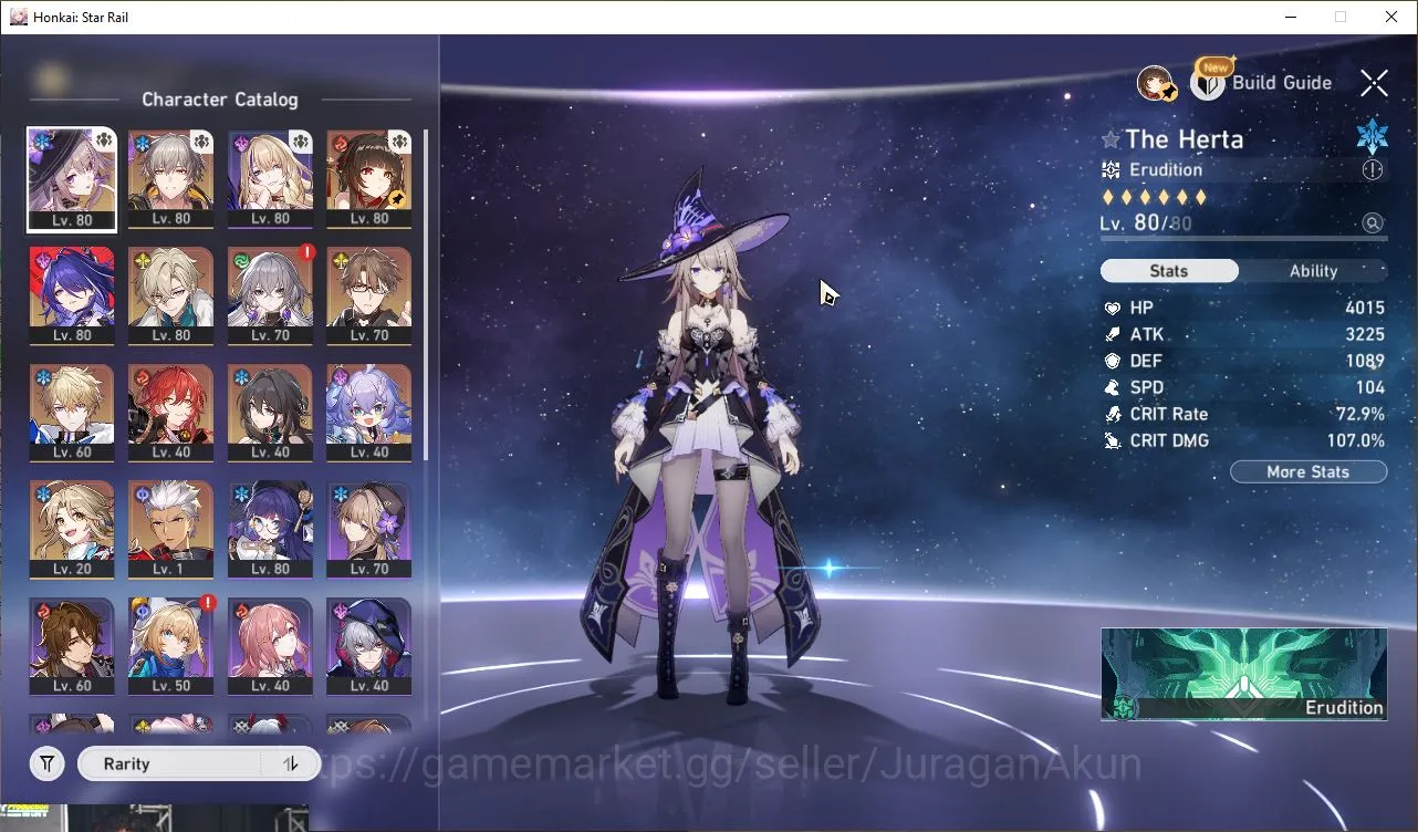 Honkai Star Rail Accounts Mid Game Asia [TL66] 5 Limited (AcheronE1+Sign,Aventurine,Lingsha,RuanMei,TheHerta,Bronya and ETC 4