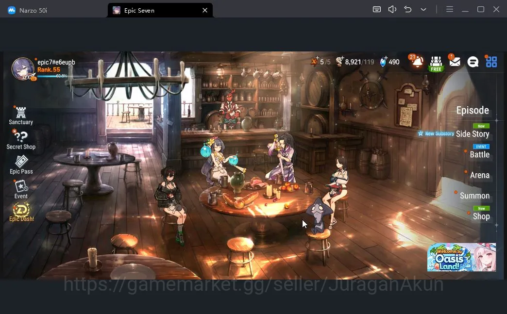 Epic Seven Accounts Mid-Tier Asia Unverif| 12ML (Har Setti, Abyssal Yufine, BHwayoung, Op Sigret, etc) Aram,Aramintha,etc 2