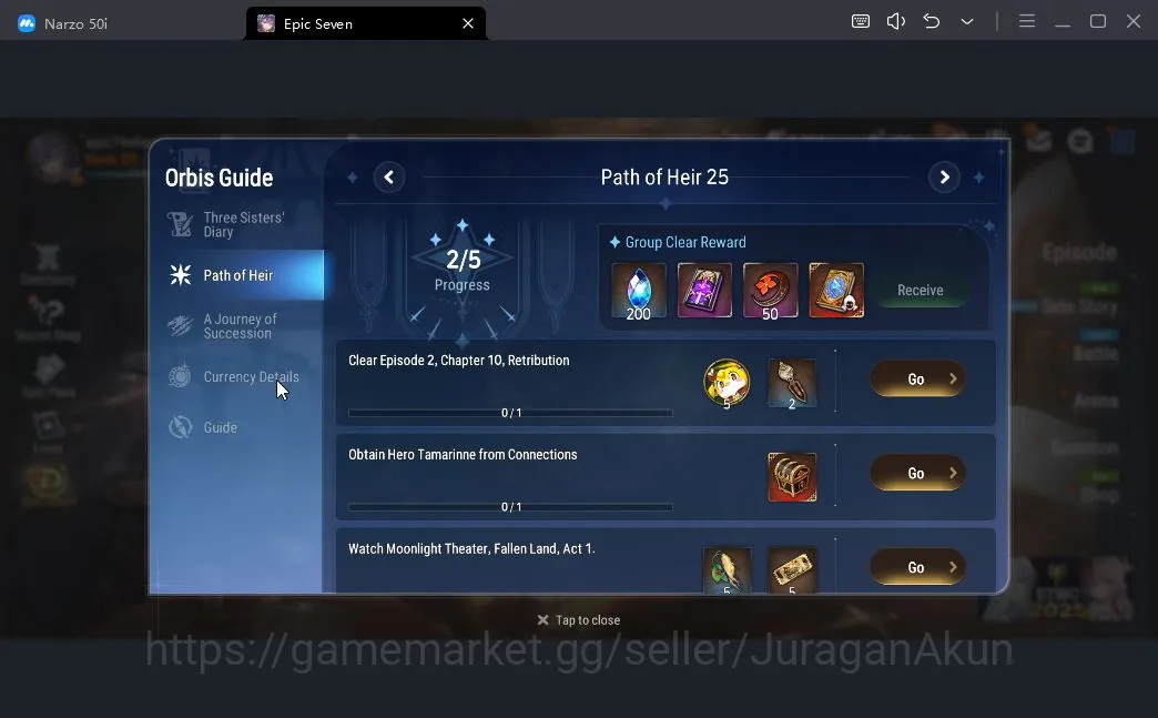 Epic Seven Accounts Mid-Tier Asia Unverif| 12ML (Har Setti, Abyssal Yufine, BHwayoung, Op Sigret, etc) Aram,Aramintha,etc 3