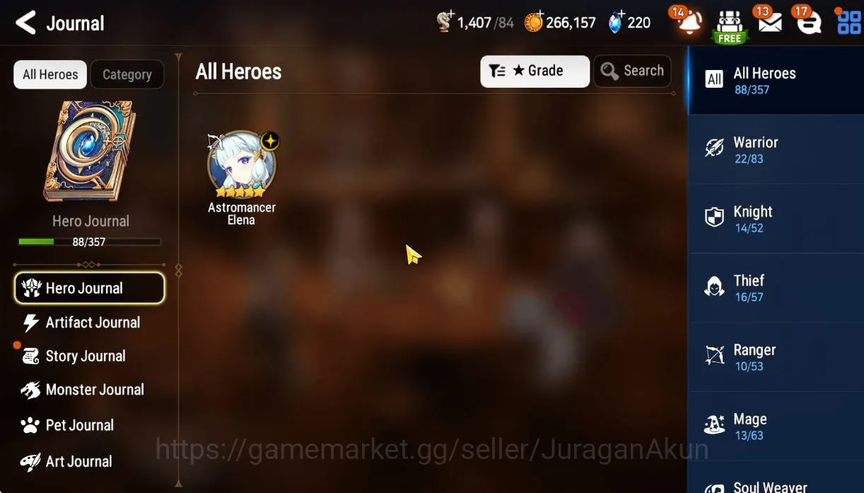Epic Seven Accounts Starter Global Unverif|Starter|1ML Elena,Tieria,Bellona,etc)Tenebria etc|PohOn|BlesOn|LogStove(ES1958) 4