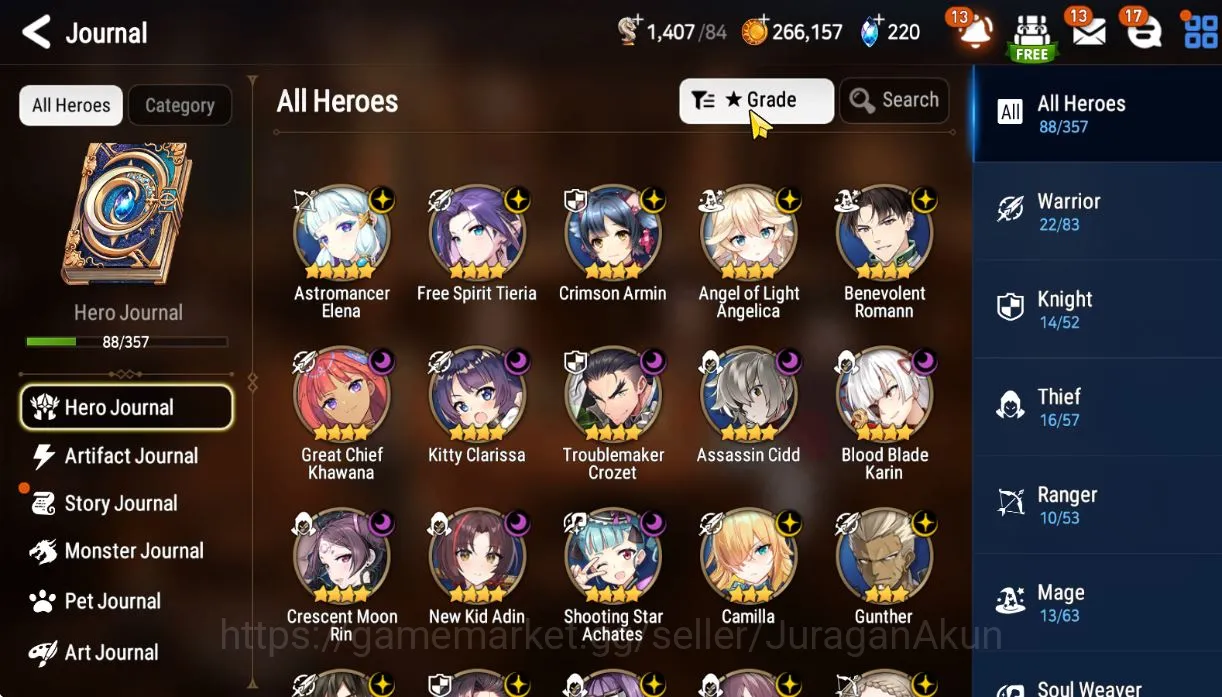 Epic Seven Accounts Starter Global Unverif|Starter|1ML Elena,Tieria,Bellona,etc)Tenebria etc|PohOn|BlesOn|LogStove(ES1958) 6