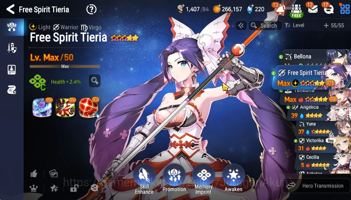 Epic Seven Accounts Starter Global Unverif|Starter|1ML Elena,Tieria,Bellona,etc)Tenebria etc|PohOn|BlesOn|LogStove(ES1958) 8