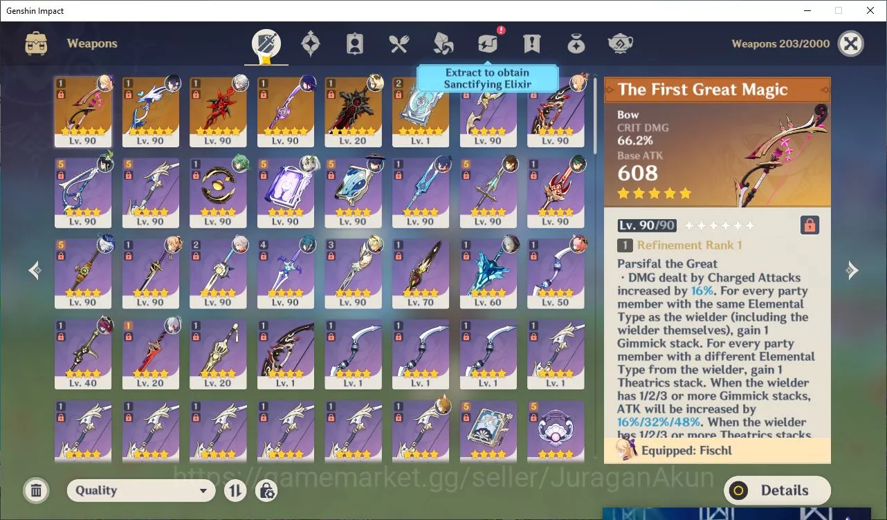 Genshin Impact Accounts End Game ASIA| AR58|14 Limited+5 (5Star's Weapon) |Yelan+Sign,Arlecchino+Sign,Xilonen,Baizhu,Etc|MC 2