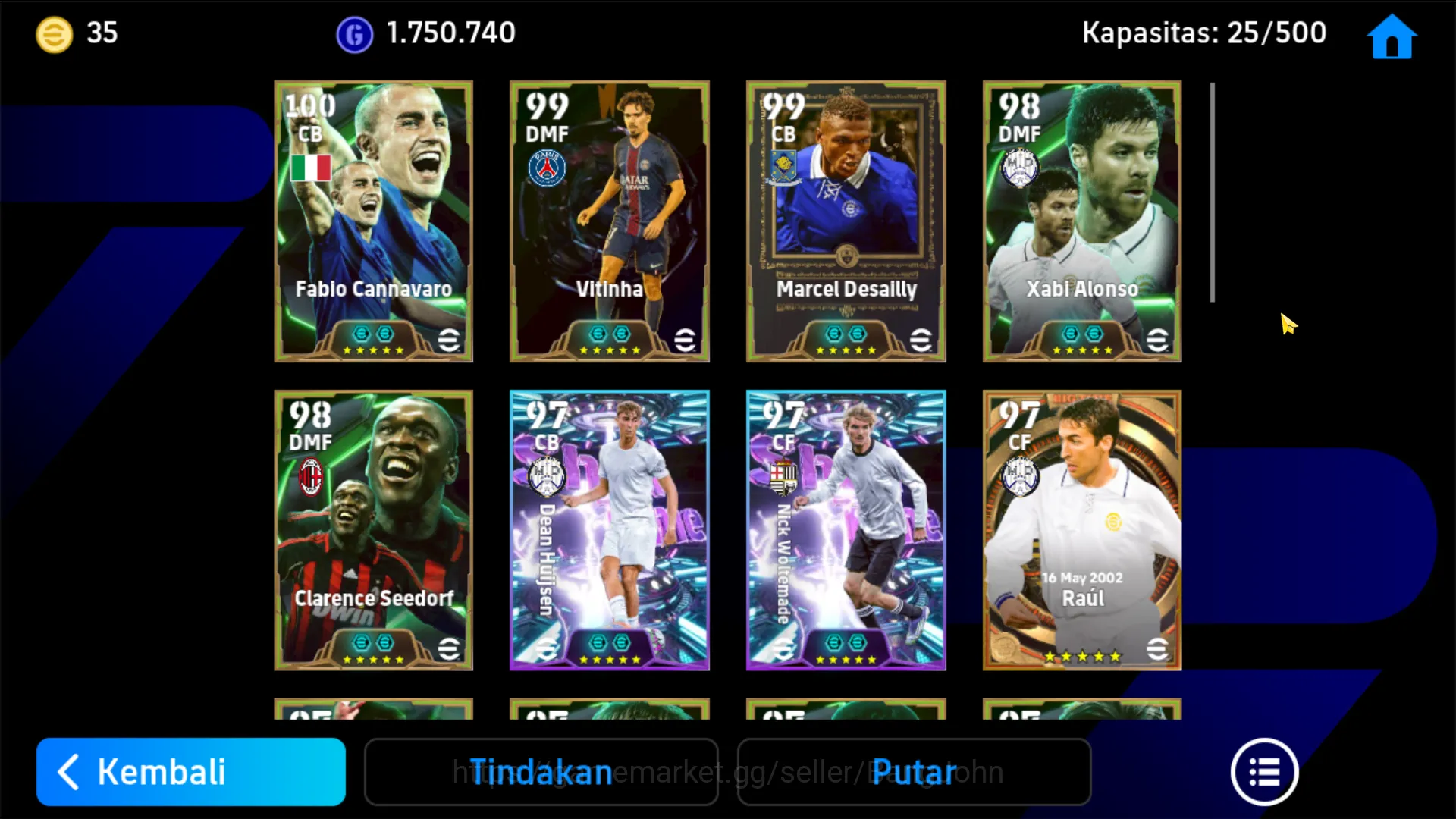 eFootball Accounts Others Power 3196 | Nick Woltemade Shotime | Daniele Massaro Epic db | Clarence Seedorf Epic db | EFB400B 4