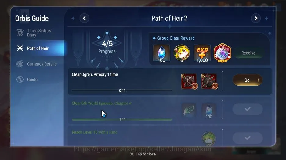 Epic Seven Accounts Mid-Tier Global Unverif |4ML(LQ Charlotte,Specimen Sez,Closer Charles,Harsetti)115 Char|POH On|Log 8