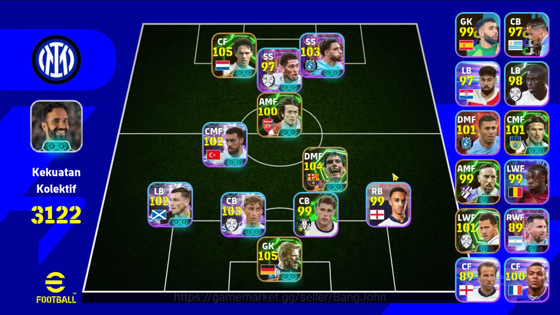 Power 3122 | Marco van Basten Epic db | Pep Guardiola Epic db | Dean Huijsen Showtime | Oliver Kahn Epic db EFB421B eFootball Others Power 3122 | Marco van Basten Epic db | Pep Guardi image 1