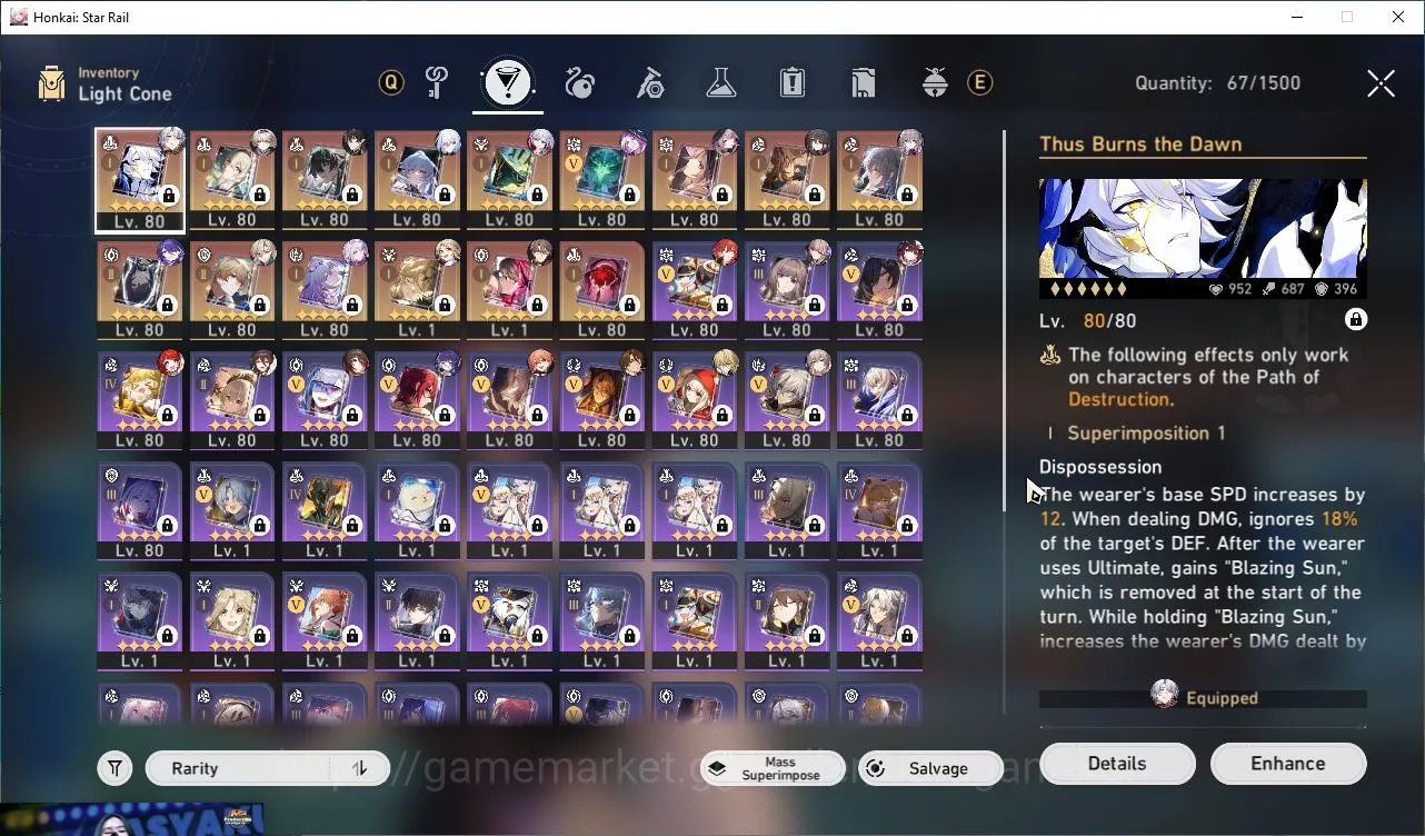 Honkai Star Rail Accounts End Game ASIA|TL 70|17 Limited|[Phainon+Sign,Firefly+Sign,Acheron+Sign,ETC]|1K SJ|Ampherous|MC 4