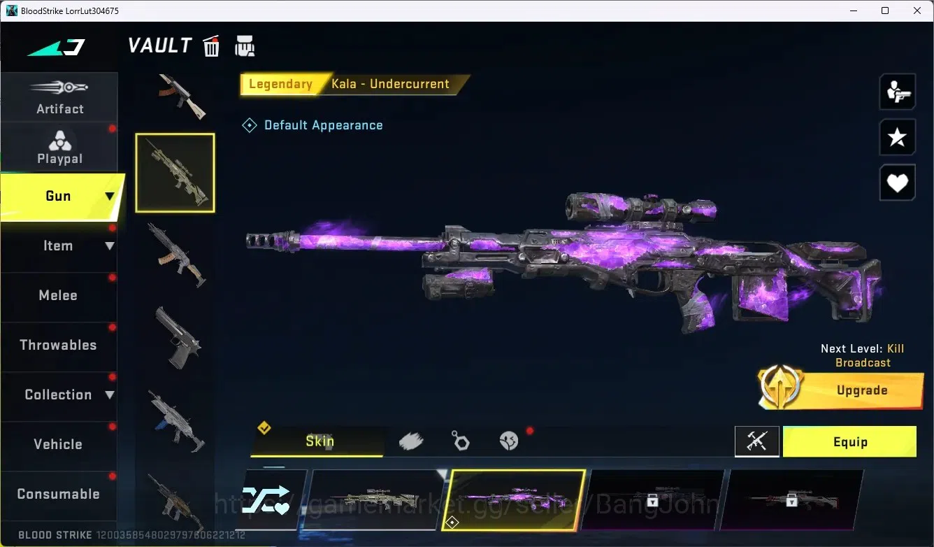 Blood Strike Accounts ASIA|1 Ultra Melee: Lightblade - Dark Force | 1 Le image 2