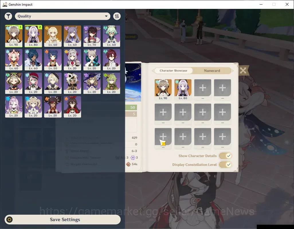 Genshin Impact Accounts Others Asia|Ready Gacha|29622 Primogem+17 InterFate|AR 50|2 Limited+1(*5Weapon)| Sandrone, Citlali 1