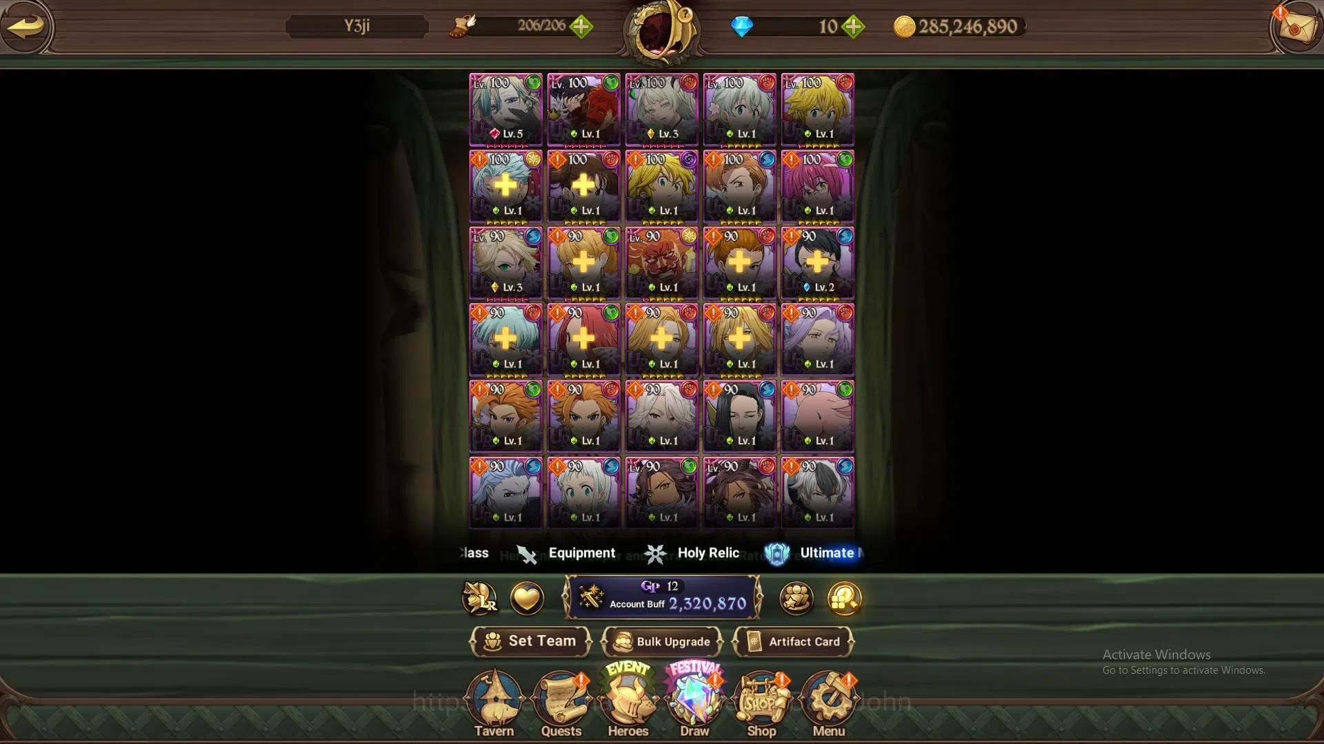 The Seven Deadly Sins: Grand Cross Accounts ASIA|2.3M CC|UR Salos5/6,Meresca,Sabunak3/6,Oppres image 10