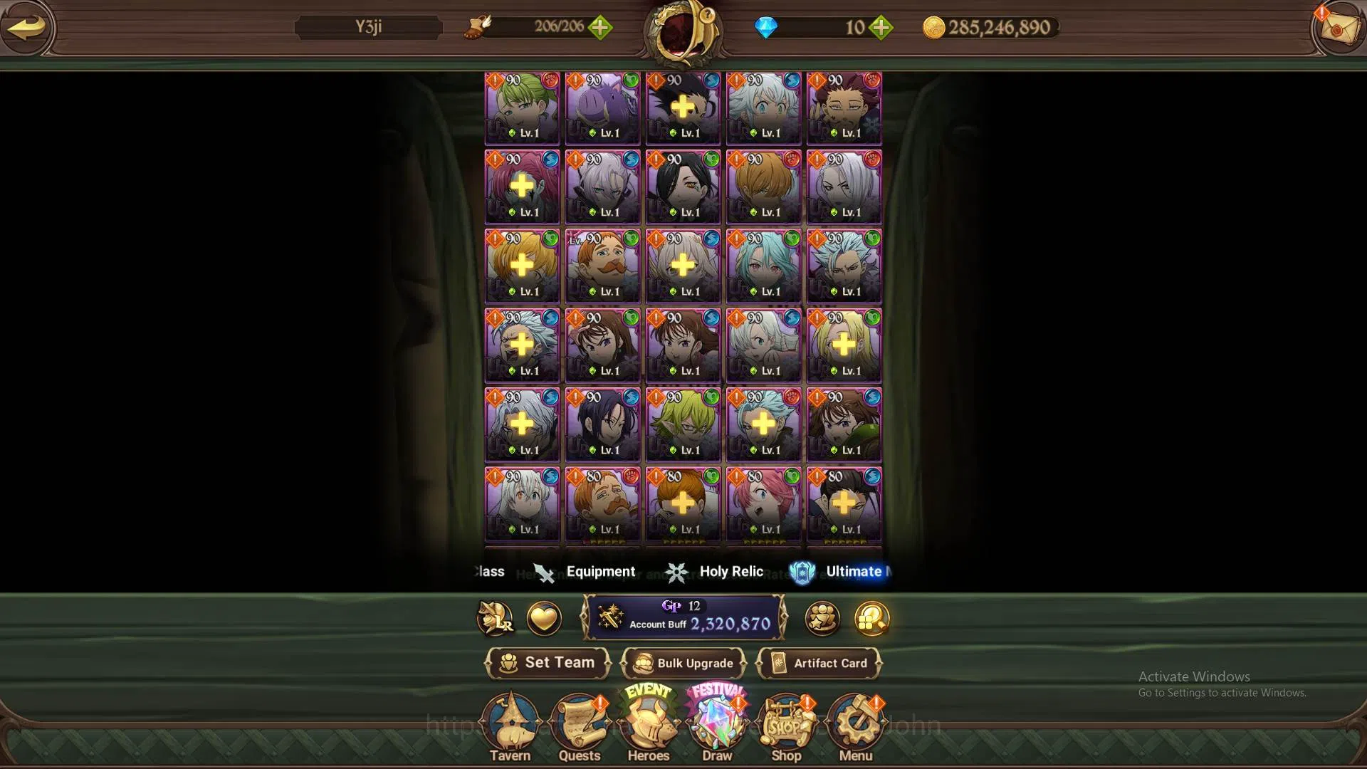 The Seven Deadly Sins: Grand Cross Accounts ASIA|2.3M CC|UR Salos5/6,Meresca,Sabunak3/6,Oppres image 11