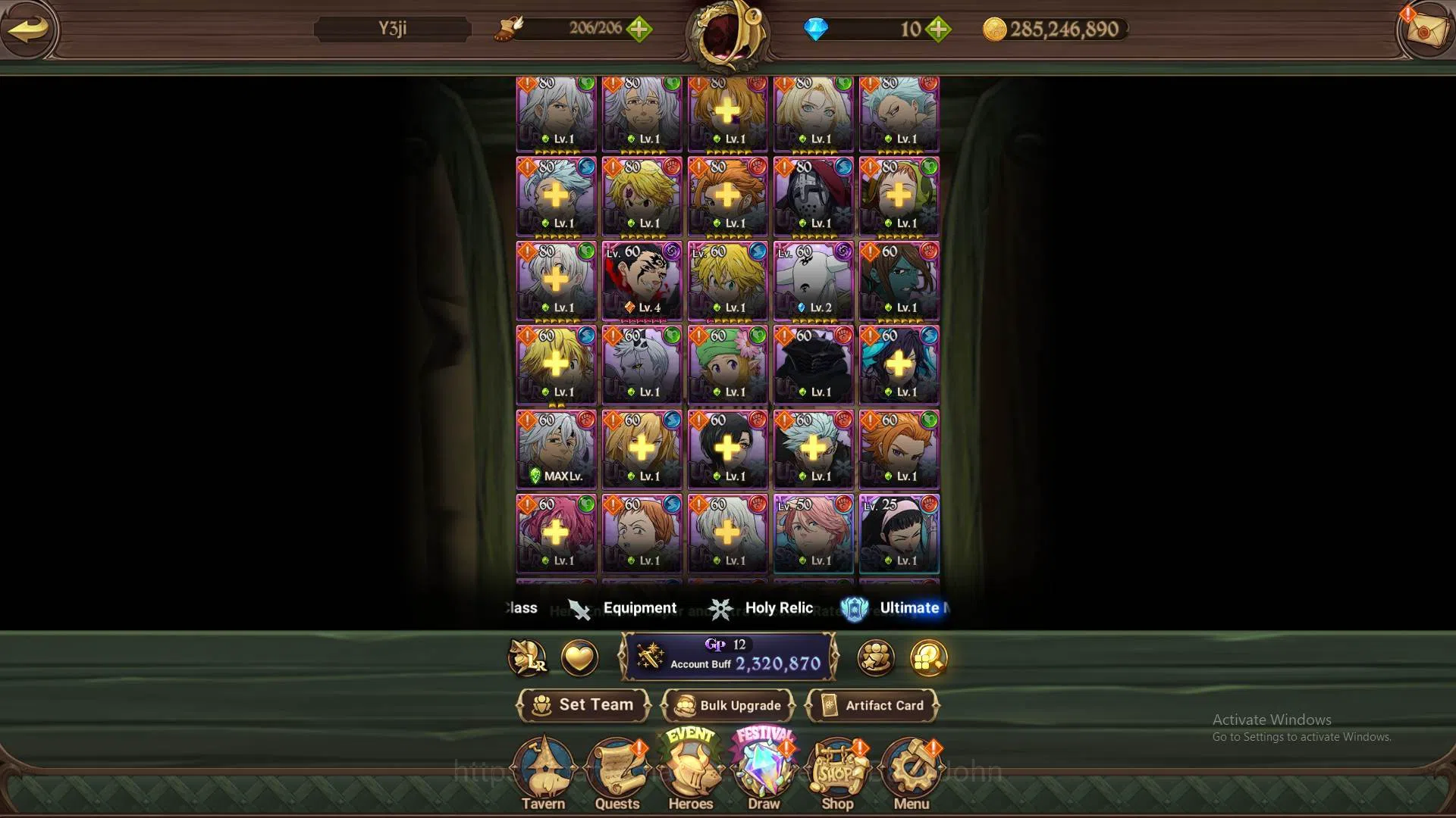 The Seven Deadly Sins: Grand Cross Accounts ASIA|2.3M CC|UR Salos5/6,Meresca,Sabunak3/6,Oppres image 12