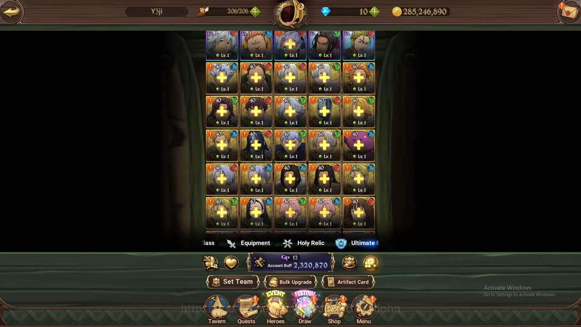 The Seven Deadly Sins: Grand Cross Accounts ASIA|2.3M CC|UR Salos5/6,Meresca,Sabunak3/6,Oppres image 13