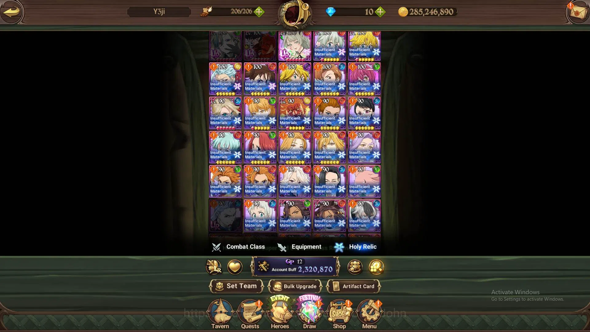 The Seven Deadly Sins: Grand Cross Accounts ASIA|2.3M CC|UR Salos5/6,Meresca,Sabunak3/6,Oppres image 9