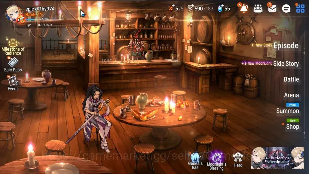 Epic Seven Accounts GLOBAL Unverif|NewEra|2 ML(Rhinna&Luciella,BHwayou image 1