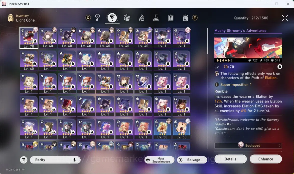 Honkai Star Rail Accounts ASIA | TL 63 | 8 LIMIT | YAO GUANG | SPARXIE | DAN image 8