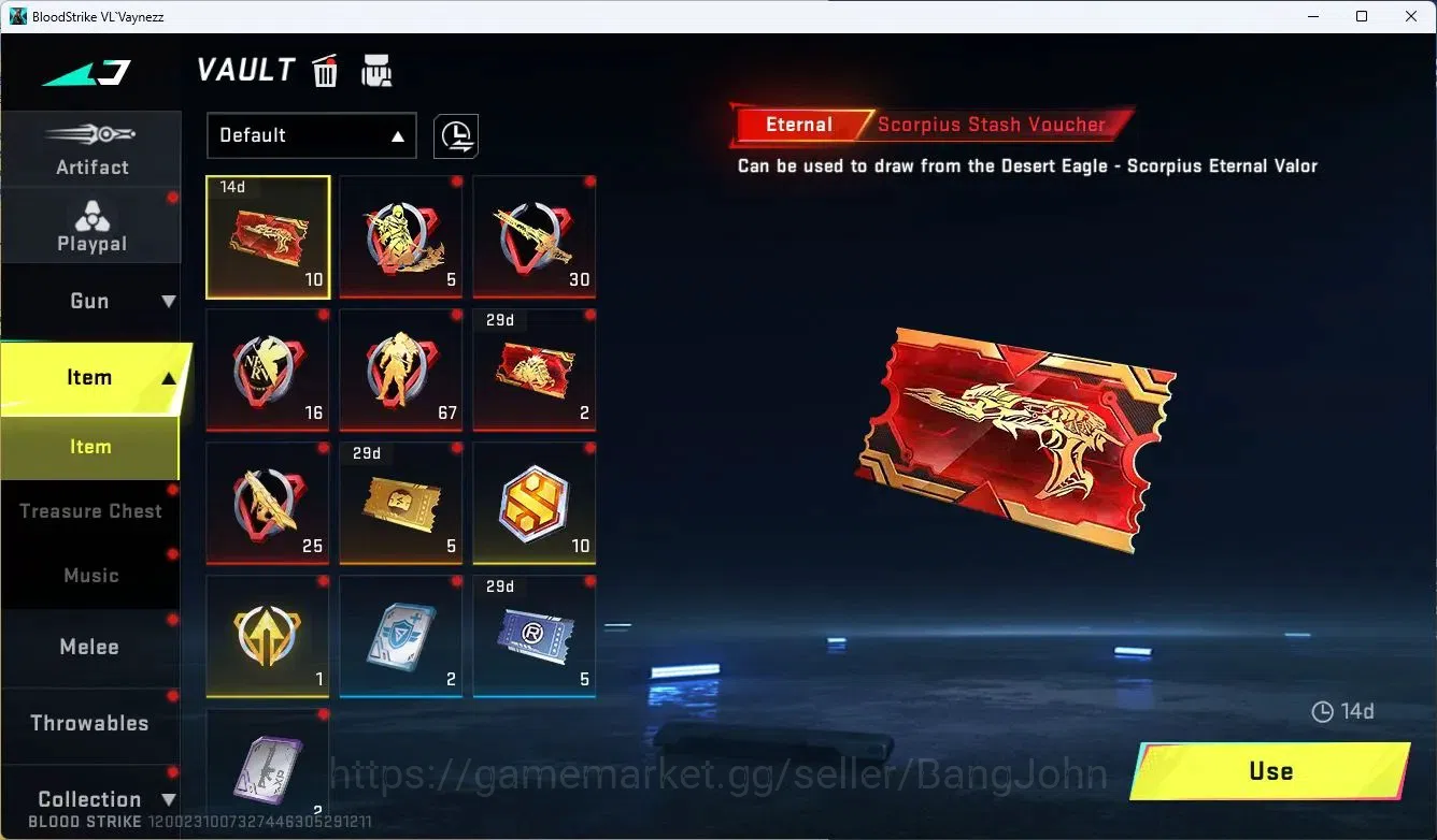 Blood Strike Accounts ASIA | 1 Eternal Striker | 1 Collab Gun | 1 Ultra  image 5