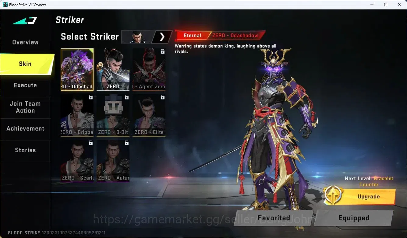 Blood Strike Accounts ASIA | 1 Eternal Striker | 1 Collab Gun | 1 Ultra  image 8