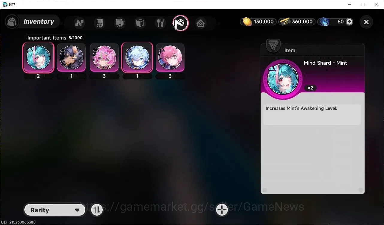 Neverness to Everness Accounts GLOBAL Europe |HL 3 | 4 S-Class [Hotori,Sakiri,Daffodill,Jiuyuan] |5 SR [Haniel,Aurelia,Skia 10