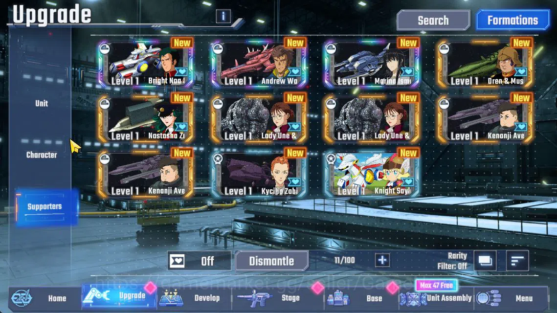SD Gundam G Generation ETERNAL Accounts [Global] 173K DM | 6 UR | Big-Rang, Exia LB 1, Aerial, Narrative A-Pack, Le Cygne 2