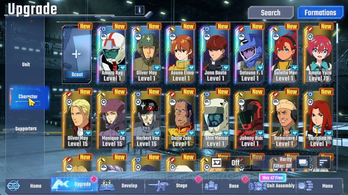 SD Gundam G Generation ETERNAL Accounts [Global] 173K DM | 6 UR | Big-Rang, Exia LB 1, Aerial, Narrative A-Pack, Le Cygne 3