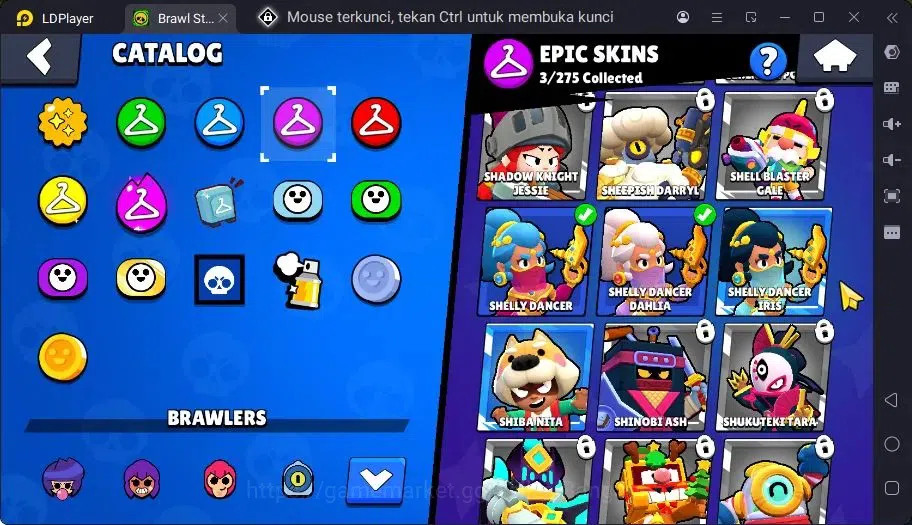 Brawl Stars Accounts Trophy 760|13 Brawler|3 Mythic(Tara,Otis,Tickoyaki),3 Epic,1 S Rare Skins|1817 Bling | ProtectOff 4