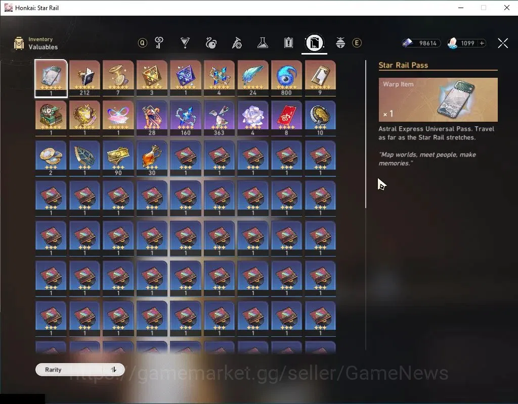 Honkai Star Rail Accounts Others Asia|TL 68|Premium Super Break|20 Limited|[Firefly,Yao 11
