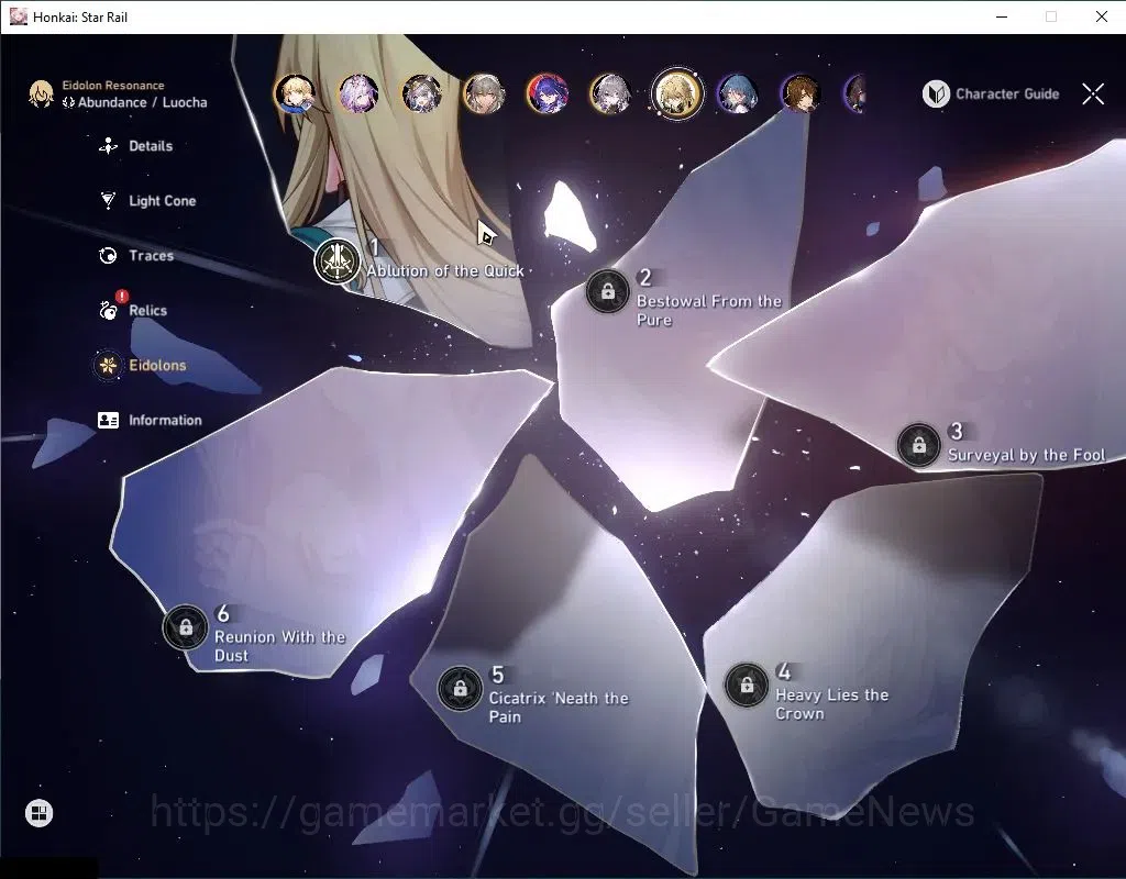 Honkai Star Rail Accounts Others Asia|TL 68|Premium Super Break|20 Limited|[Firefly,Yao 5