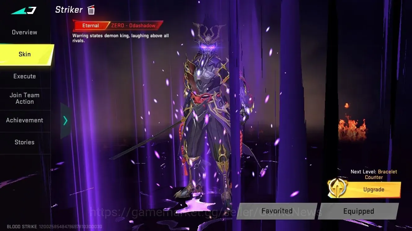 Blood Strike Accounts Mid-Tier Asia|Eternal Zero-Odashadow+1 Ultra P90-Neon Shard|5 Legendary 1